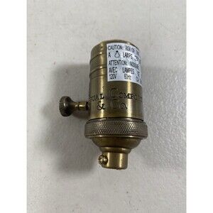 Brass Premium Quality Visual Comfort Lamp Sockets Lamp Parts Working #94